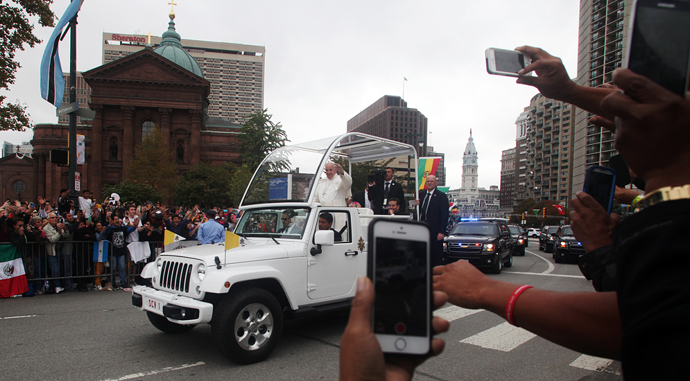 Pope visits Philadelphia